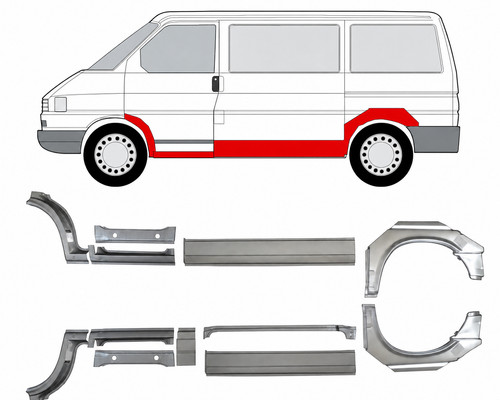 Volkswagen lamiera di - t4,